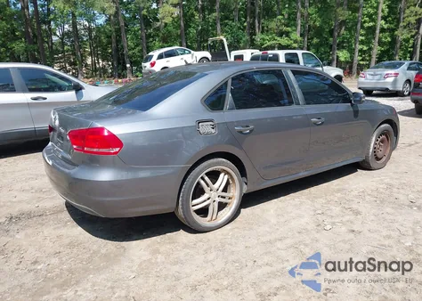2014 Volkswagen Passat 2.5L S from USA, damaged, VIN 1VWAP7A37EC018693